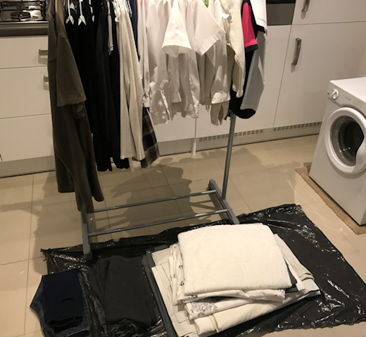 A typical Ironing Service set up